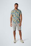 No Excess Short Sleeve Shirt Print Green Model / Voorkant