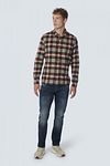 No Excess Shirt Checks Caramel  Model / Voorkant