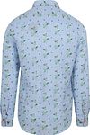 NZA Chemise Te Rangatapu Bleu Clair Product / Achterkant