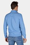 NZA Half Zip Sweater Samuel Blue Model / Achterkant