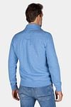 NZA Half Zip Trui Samuel Blauw Model / Achterkant