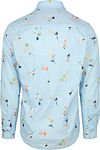 NZA Shirt Kane Linen Blend Hellblau Product / Achterkant