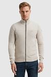 Vanguard Cardigan Modal Ecru Model / Voorkant