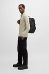 BOSS Passerby Poloshirt Ecru Model / Zijkant
