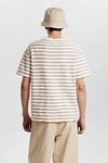 Anerkjendt Kikki T-shirt Orange Striped Model / Achterkant