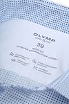 Olymp Level 5 Shirt Stretch Extra Long Sleeves Print Blue Product / Detail