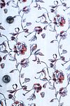 Olymp Luxor Overhemd Print Bloemen Lichtblauw Product / Detail