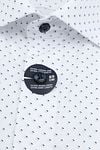 Olymp Luxor Overhemd Extra Lange Mouw Print Wit Product / Detail