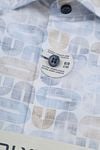 OLYMP Level 5 Overhemd Stretch Extra Lange Mouw Print Lichtblauw Product / Detail