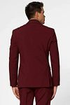 OppoSuits Anzug Blazing Burgundy Model / Achterkant