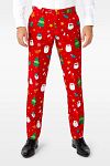 OppoSuits Festivity Rood Kostuum Model / Voorkant