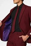 OppoSuits Blazing Burgundy Suit Model / Detail