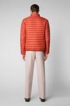 Save The Duck Jacke Alex Orangefarben Model / Achterkant