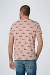 No Excess T Shirt Print Pink Model / Achterkant