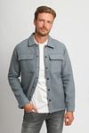 Suitable Overshirt Wool Blend Blauw Model / Voorkant