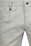 Suitable Chino Pico Pleat Flanel Lichtgrijs Product / Detail