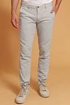 Suitable Chino Pico Linen Beige Model / Voorkant