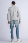 Petrol Cardigan Kankakee Grey Model / Achterkant