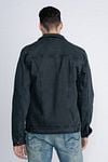 Petrol Denim Jack Navy Model / Achterkant