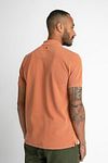 Petrol Polo Logo Orange Model / Achterkant