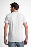 Petrol T-Shirt Myrtle Beach Druck Weiß Model / Achterkant