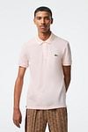 Lacoste Polo Shirt Pique Pink Model / Voorkant