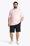 Tommy Hilfiger Big & Tall Polo Shirt Pink Model / Voorkant