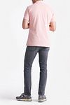 King Essentials The James Polo Shirt Pink Model / Achterkant