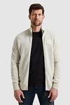 PME Legend Sweat Zip Jacket Ecru Model / Voorkant