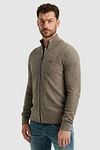PME Legend Cardigan Mouliné Green Model / Voorkant