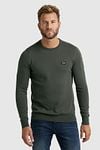 PME Legend Buckley Sweater Olive Green Model / Voorkant