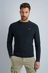 PME Legend Pullover Leinen Navy Model / Voorkant
