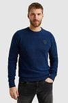 PME Legend Sweater Badge Cobalt Blue Model / Voorkant