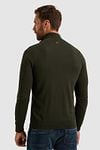 PME Legend Buckley Cardigan Olive Green Model / Achterkant
