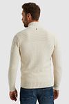PME Legend Cardigan Knitted Structure Ecru Model / Achterkant