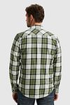 PME Legend Chemise A Carreaux Vert Model / Achterkant