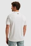 PME Legend Half-Zip Polo Shirt Interlock Ecru Model / Achterkant
