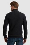 PME Legend Half Zip Trui Mouliné Zwart Model / Achterkant