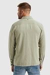 PME Legend Overshirt Leinen Khaki Model / Voorkant