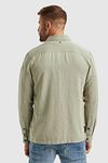 PME Legend Overshirt Linen Khaki Model / Voorkant