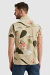PME Legend Polo Shirt Print Beige Model / Achterkant