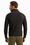 PME Legend Pull Knitted Half Zip Noir Model / Achterkant