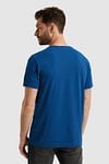 PME Legend Single Jersey T Shirt Print Blue Model / Achterkant