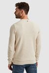 PME Legend Sweater Mouliné Ecru Model / Achterkant