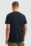 PME Legend T-Shirt Jacquard Stripe Navy Model / Achterkant