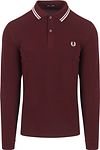Polo à manches longues Fred Perry Bordeaux 597 commander en ligne | M3636-597 | Suitable Luxembourg