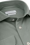 Profuomo Japanese Knitted Shirt Green Product / Detail