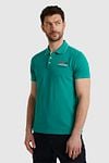 PME Legend Piqué Polo Shirt Logo Green Model / Voorkant