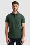 PME Legend Polo Shirt Jacquard Jersey Olive Green Model / Voorkant