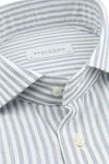 Profuomo Shirt Stripe Cutaway Blue Product / Detail